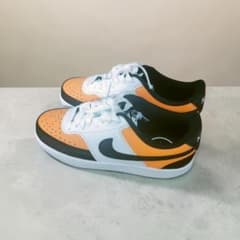 NIKE COURT VISION スニーカー オレンジ ブラックのサムネイル
