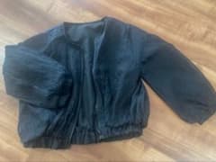 GU シアーブルゾン 110 黒のサムネイル