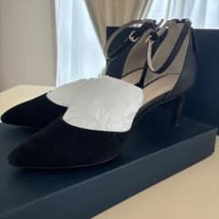 COLE HAAN アンクルストラップ パンプス ブラックのサムネイル
