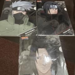 NARUTO クリアファイル 3枚セット カカシ イタチ サスケ ローソン