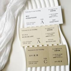 1枚¥75 エスコートカード ミニ | チケット風　投票用紙付きのサムネイル