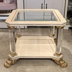 N【高級45万】 イタリア センターテーブル エレガント 猫脚 テーブル