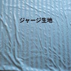 ライトブルー ストライプ柄 生地 ハギレのサムネイル