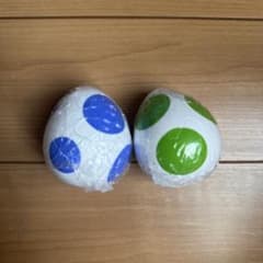 スーパーマリオめじるしアクセサリーヨッシーコレクション緑・青2個セット