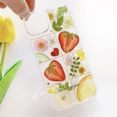 ♡押しフルーツケース✨ドライフルーツ スマホケース/iPhoneケース 推し花のサムネイル
