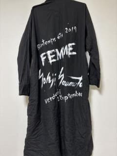 も*お様 ブラックスキャンダルヨウジヤマモト19ssロングシャツYOUJIYAMのサムネイル