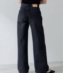 極美品　SENEE loose vintage like denim ブラック SENEE loose vintage like denim ブラック - メルカリ