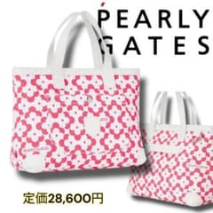 春物 定価2.8万 パーリーゲイツ ジオメトリックフラワー柄 カート