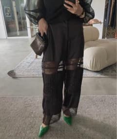 Ameri MEDI STRATUM LACE PANTSのサムネイル