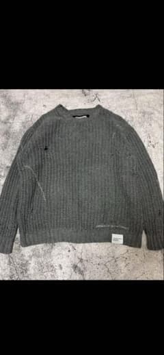 ネイバーフッド 24SS SAVAGECREWNECK SWEATER グレー - メルカリ