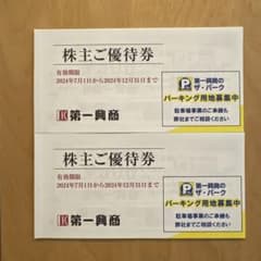 第一興商 株主優待 10000円分 ビックエコーのサムネイル