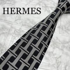 エルメス HERMES ネクタイ H ブラック スーツ シャツ カフス - メルカリ