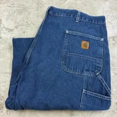 カーハート　Carhartt　デニムペインターパンツ　W43　インディゴ　古着のサムネイル
