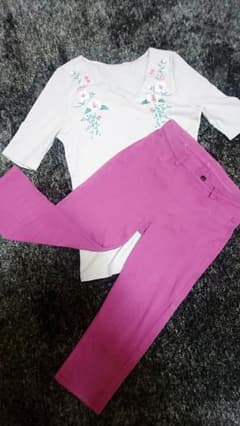 七分袖 七分パンツ 上下セットのサムネイル