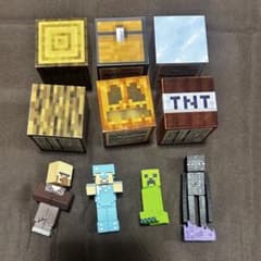マイクラ　ブロック&ガチャガチャフィギュアセットのサムネイル