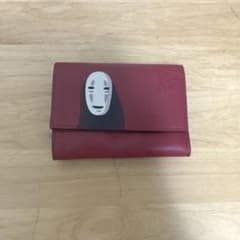 LOEW ロエベ 千と千尋の神隠し ジブリ 三つ折り財布 レッド - メルカリ