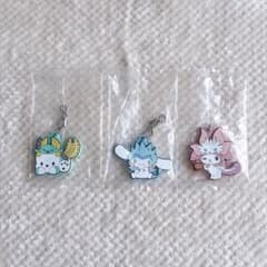 【本日終了】モンハン×サンリオキャラクターズ カプセルラバーマスコットセットのサムネイル