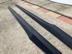 CR-Z ZF1 Modulo サイドスポイラー カーボン調　ガーニッシュ CR-Z ZF1 Modulo サイドスポイラー カーボン調 ガーニッシュ - メルカリ