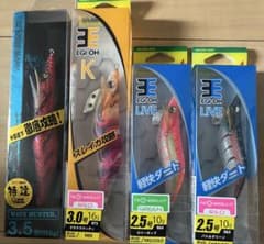 エギ王、スクイッドマニアセット品‼️ 新品】エギ王K エギ王LIVE スクイッドマニア ウェーブハンター4本