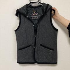 LAVENHAM フード付きキルティングベスト 36のサムネイル