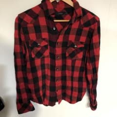 美品 roshell ロシェル チェックシャツ ネルシャツのサムネイル