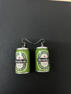 ハイネケン　缶ビールピアスのサムネイル