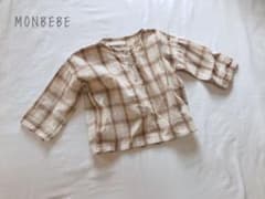 専用です!!   MONBEBE チェックシャツ (M) 80～90のサムネイル