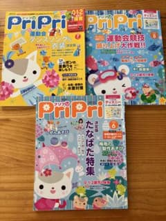 PriPri 프리프리 보육 잡지 3권 세트 6월 7월 8월 칠석 운동회