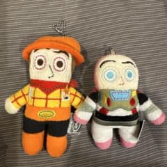 디즈니 토이 스토리 봉제인형 마스코트 2개 세트