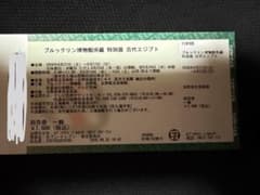 ブルックリン博物館所蔵 特別展 古代エジプト チケット1枚 - 4