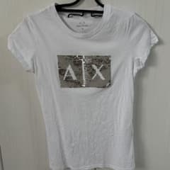 ARMANI EXCHANGE スパンコールロゴ Tシャツのサムネイル
