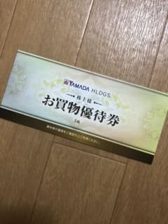 ヤマダ電機 お買い物優待券 2500円分のサムネイル