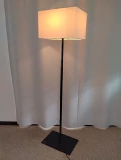 訳あり】無印良品 ホテルフロアスタンドライト/スクエア四角シェード