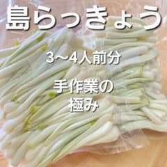 新鮮 島らっきょう 3〜4人前 300gのサムネイル