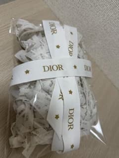 【美品】Dior ホワイトラッピングリボン　2点セット