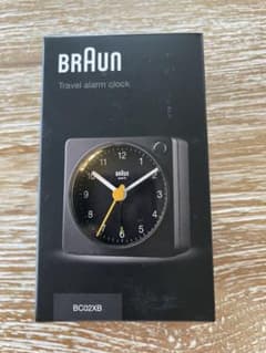 BRAUN トラベルアラームクロック ブラック　BC02XBのサムネイル