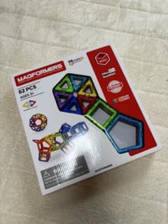 新品未使用　マグフォーマー　MAGFORMERS 磁気構造玩具 62 PCSのサムネイル