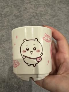 ちいかわ × くら寿司 湯呑み ①ちいかわ　ピンクのサムネイル
