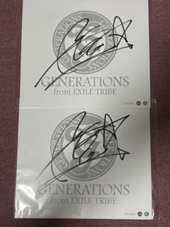 GENERATIONS 直筆サイン入り色紙 等セットのサムネイル
