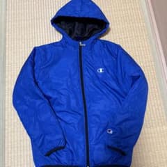 Champion フード付きジャケット 青のサムネイル
