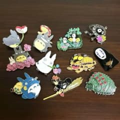未使用】ジブリがいっぱい メタルブローチ（11点セット） - メルカリ