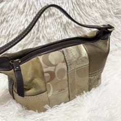 希少 COACH パッチワーク ワンショルダーY2K アクセサリーポーチ