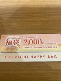 CoCo壱番屋 お食事補助券2,000円分のサムネイル