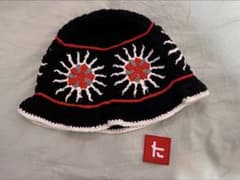 スプラ風＊ハンドメイド クロシェ ハット 帽子のサムネイル