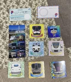 JR西日本　電車　シールのサムネイル