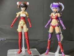 [組み立て済み][ジャンク]　フレームアームズガール2体セット＋おまけ
