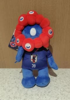 日本代表 応援ミャクミャク レガシー展限定 サッカー ぬいぐるみボールチェーンのサムネイル