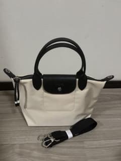 Longchamp ショルダーバッグ アイボリー/ブラックのサムネイル