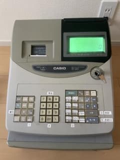 【送料込み】CASIO　レジスター　TE-120　黒　グレー CASIO TE-120 レジスター - メルカリ