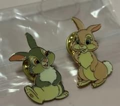 ディズニー ミスバニー とんすけ ピンバッジ セット 00s 希少 - メルカリ